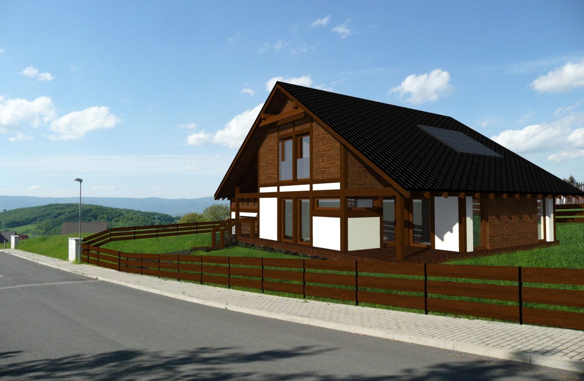 Narchael - architektonický návrh rodinného domu - JN