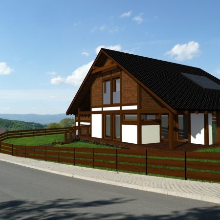 Narchael - architektonický návrh rodinného domu - JN